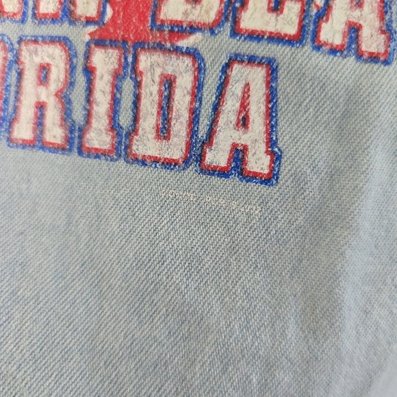 Lighting Clothing L Vest Shirt Mens Denim Bike Week 2003 Daytona Beach Florida - Picture 12 of 16